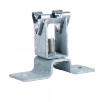 Держатель молниепроводника d=8-10мм металлический,оцинкованная сталь,опорный,L=45мм