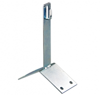 Держатель молниепроводника d=8-10мм на коньке угловой h=150мм, оцинкованная сталь