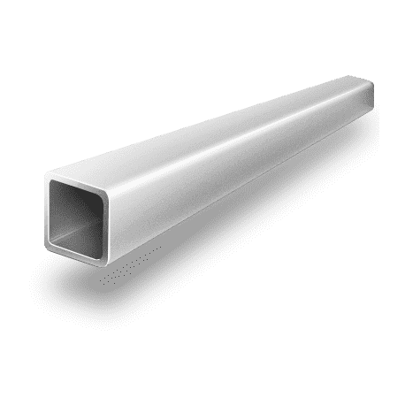 Трубы квадратные оцинкованные 25х2, длина 6 м