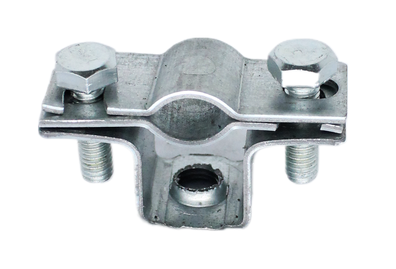 Держатель молниепроводника d=6-10мм "Бабочка", оцинкованная сталь