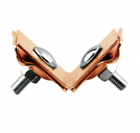 Держатель молнипроводника фальцевый,медь