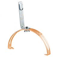 Держатель молниепроводника d=8-10мм на коньке регулируемый с металическим держателем,медь