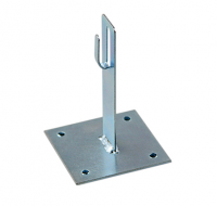 Держатель кровельный с подставкой h=100мм,оцинкованная сталь