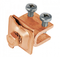 Держатель молнипроводника фальцевый,медь
