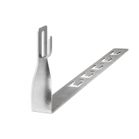 Держатель молниепроводника на черепице,d=8-10мм,скрученный,с крючком L=330 мм, нержавеющая сталь