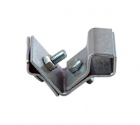 Держатель молнипроводника фальцевый,универсальный,оцинкованная сталь