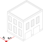 Положение молниеотводов X2,Y2