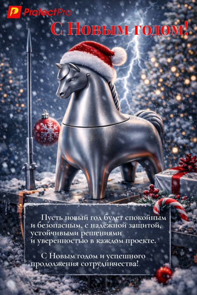 С Новым 2026 годом и Рождеством от всей команды ProtectPro!